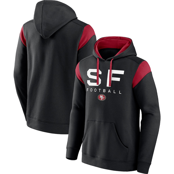 Men's San Francisco 49ers Black Call The Shot Pullover Hoodie Men's San Francisco 49ers Black Call The Shot Pullover Hoodie